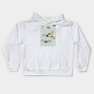 Cats and the city Kids Hoodie